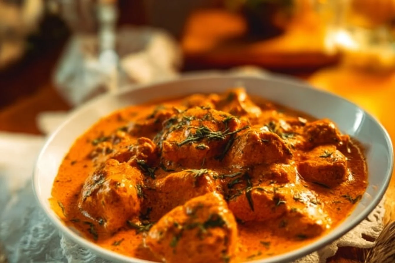 Rustic Hungarian Paprika Chicken in Creamy Tomato Sauce