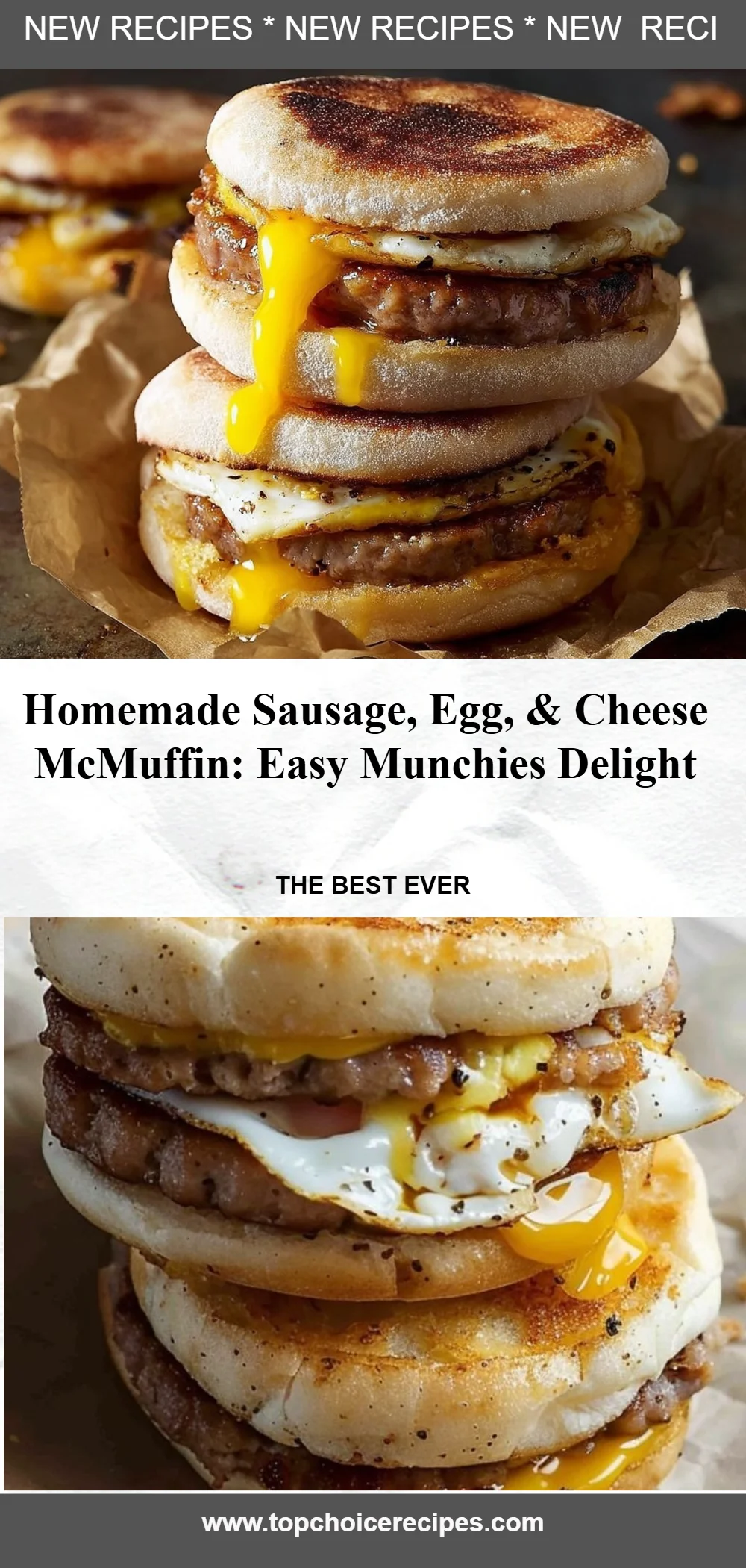 Sausage, Egg, & Cheese McMuffin