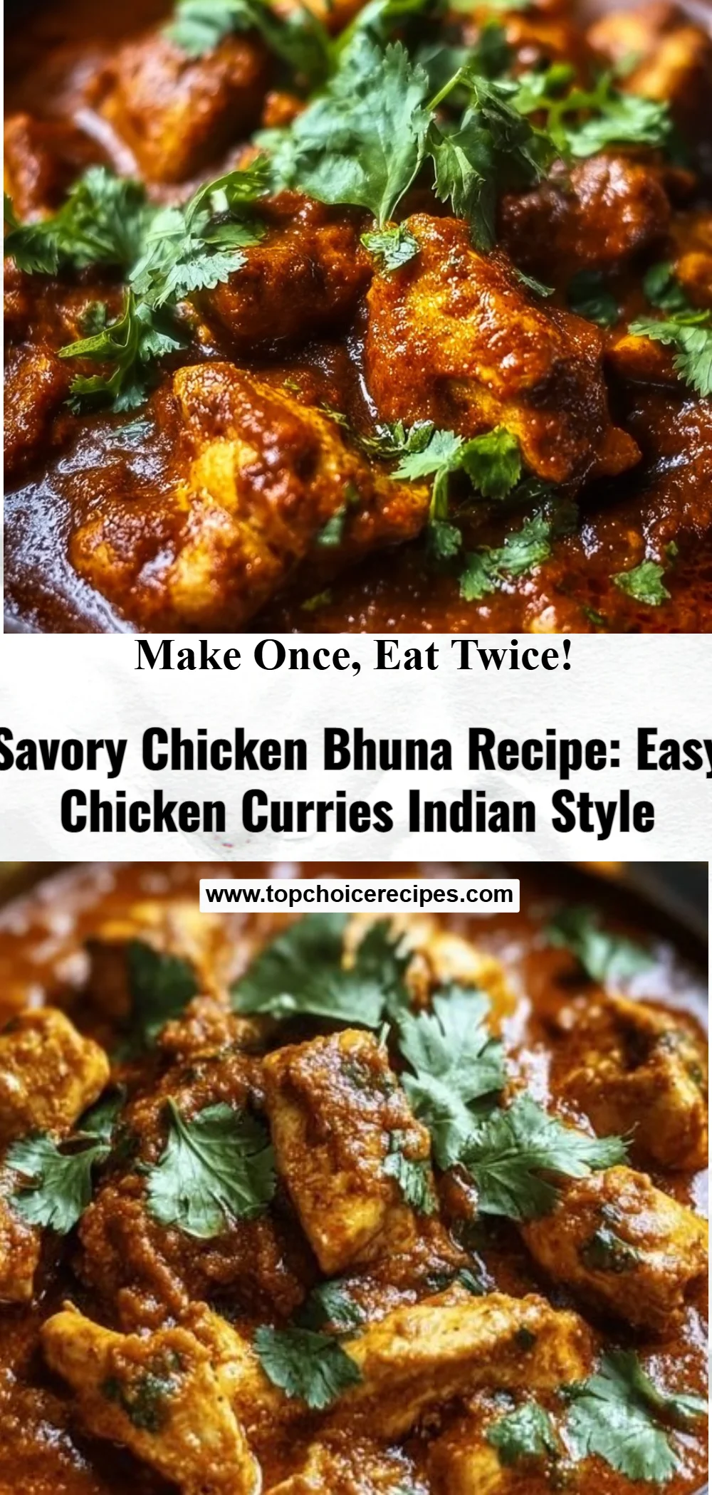 Savory Chicken Bhuna