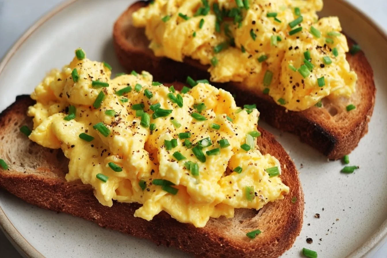 Scrambled Egg Toast