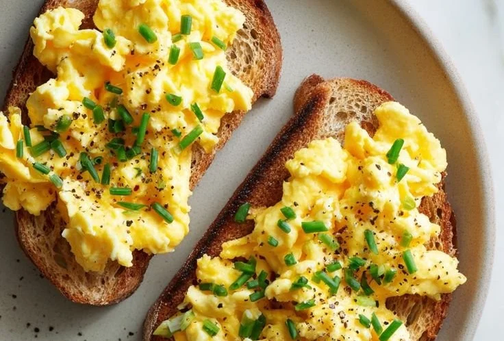 Scrambled Egg Toast