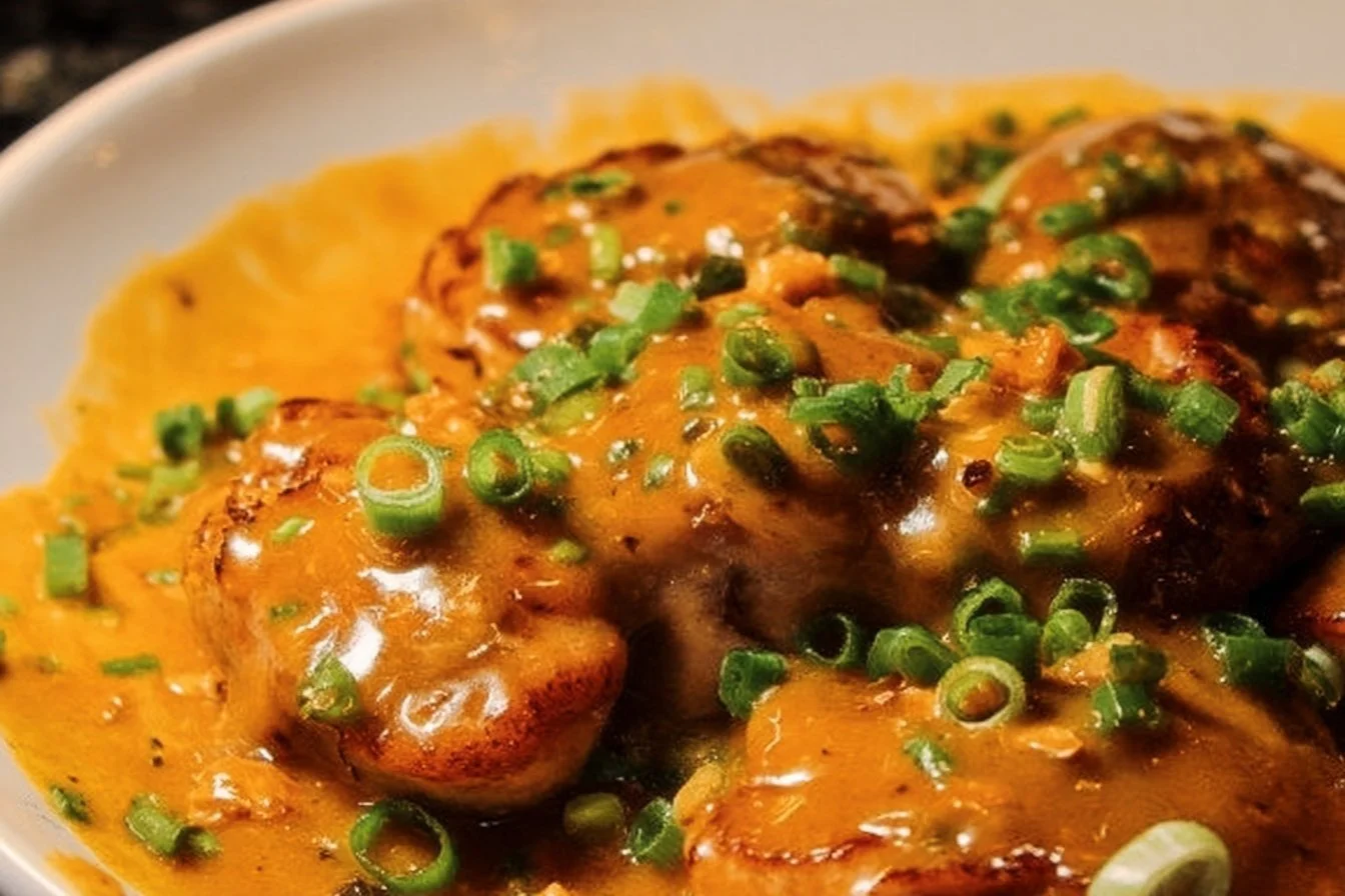 Skillet Bang Bang Chicken Thighs 5 Skillet Bang Bang Chicken Thighs served with vibrant vegetables