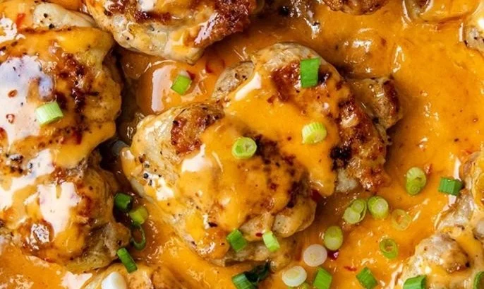 Skillet Bang Bang Chicken Thighs 8 Skillet Bang Bang Chicken Thighs