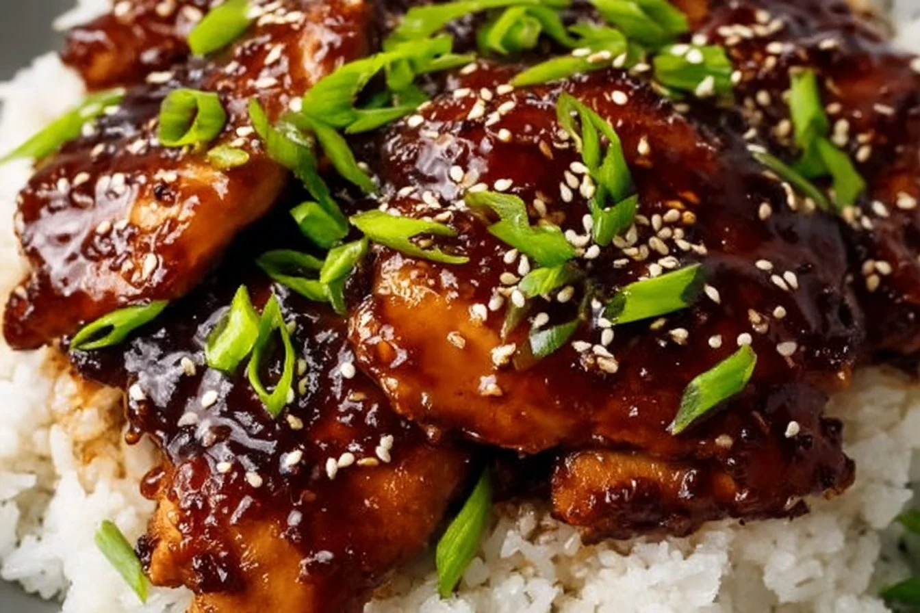 Slow Cooker Honey Garlic Chicken