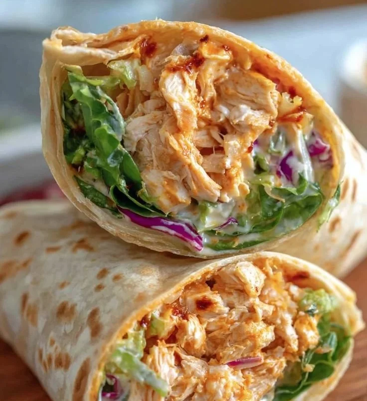 Spicy Buffalo Chicken Wraps