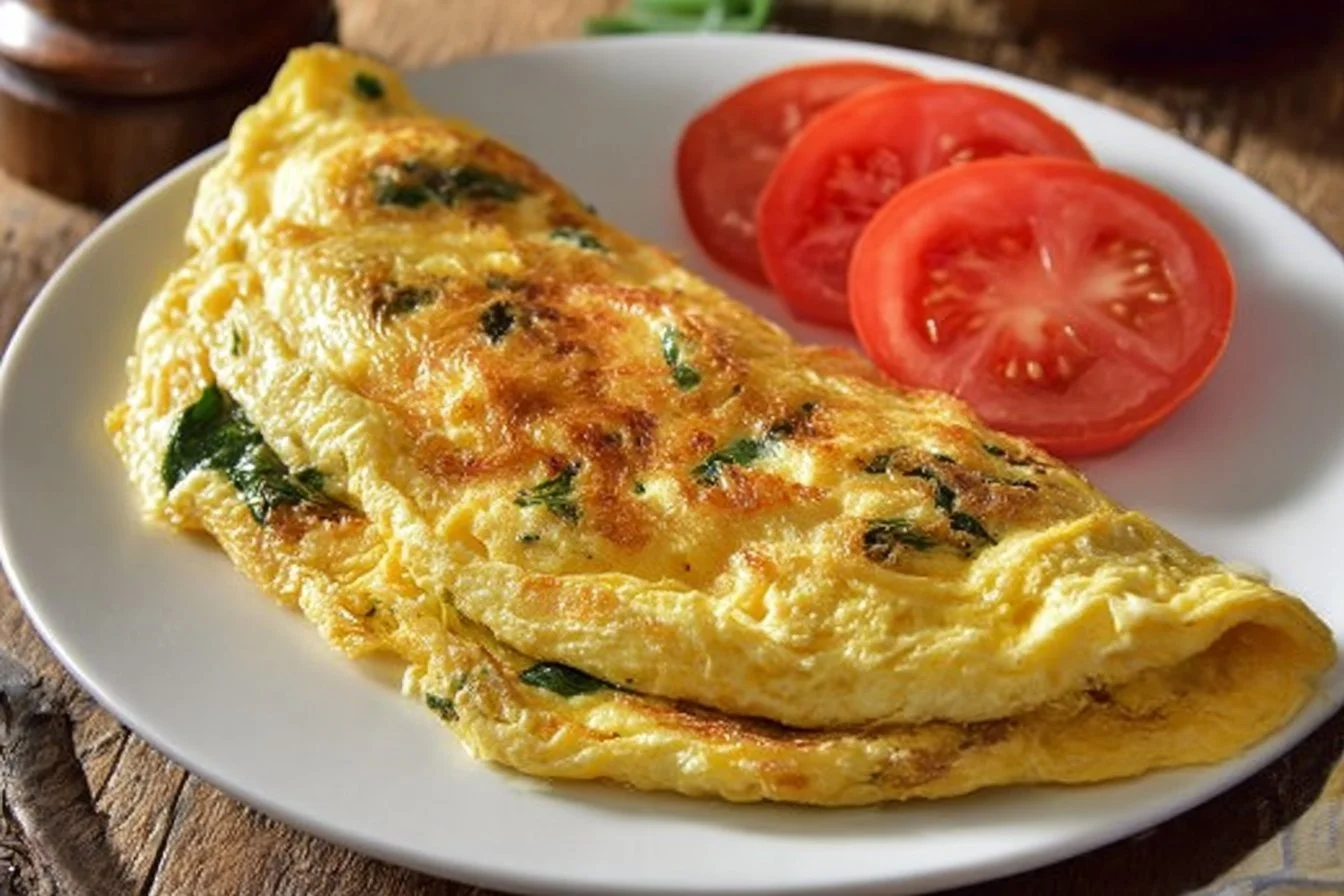 Spinach & Cheese Omelette