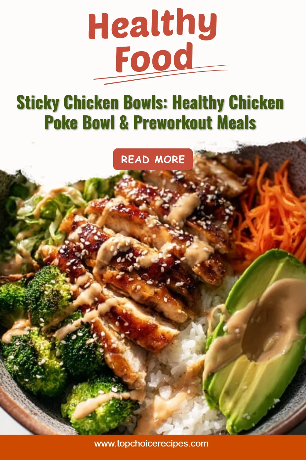 Sticky Chicken Bowls