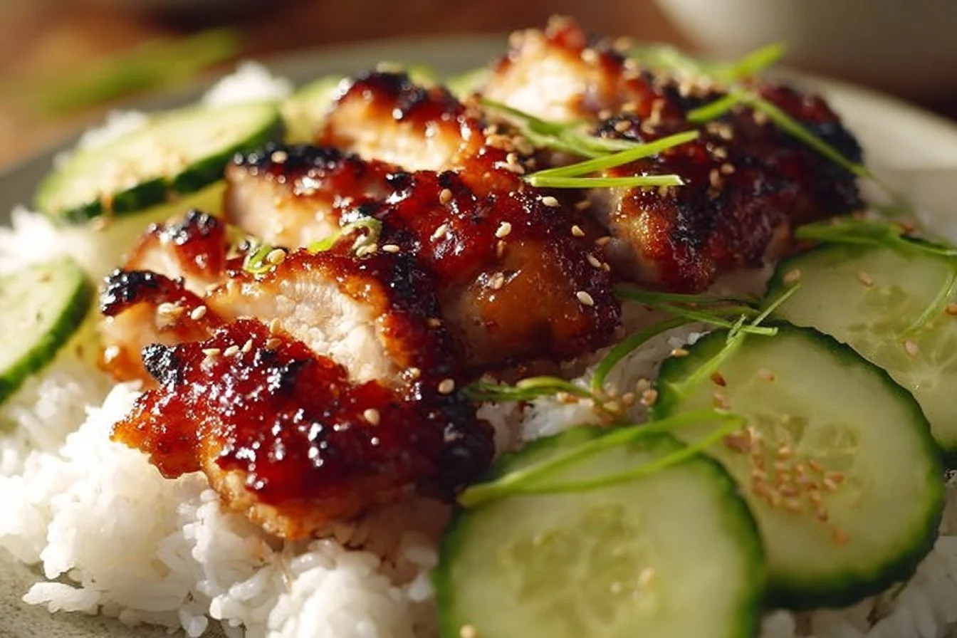 Sticky Honey Gochujang Chicken