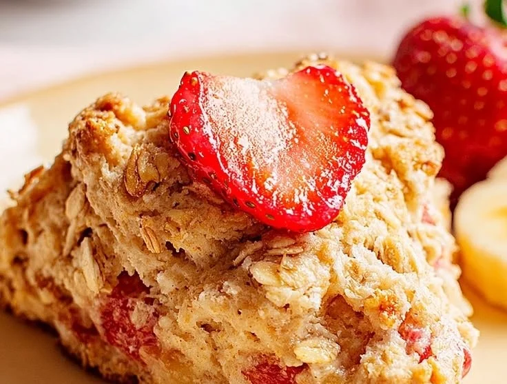 Strawberry Banana Scones