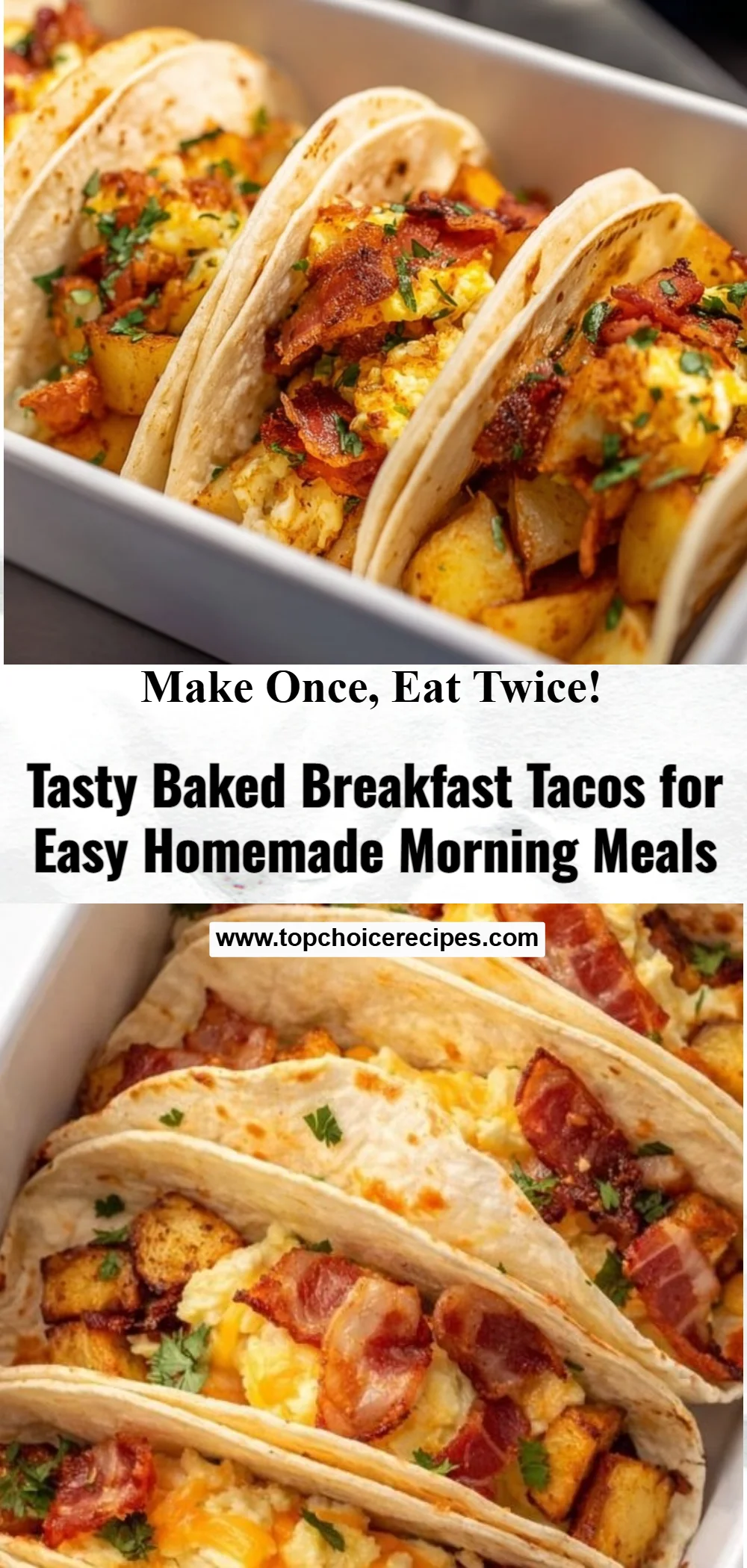 Tasty Baked Breakfast Tacos