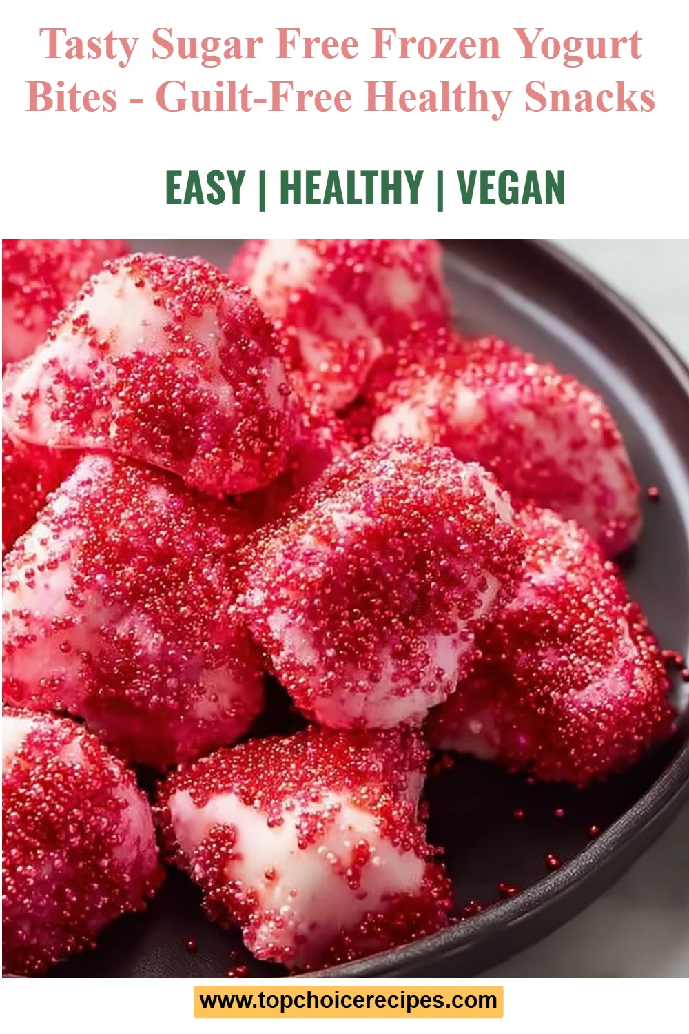 Tasty Sugar Free Frozen Yogurt Bites