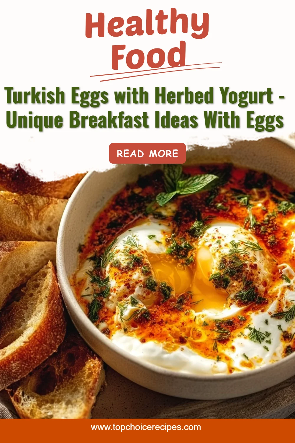 Turkish Eggs with Herbed Yogurt