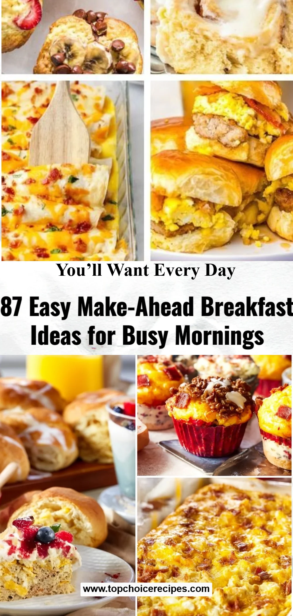 87 Easy Make-Ahead Breakfast Recipes