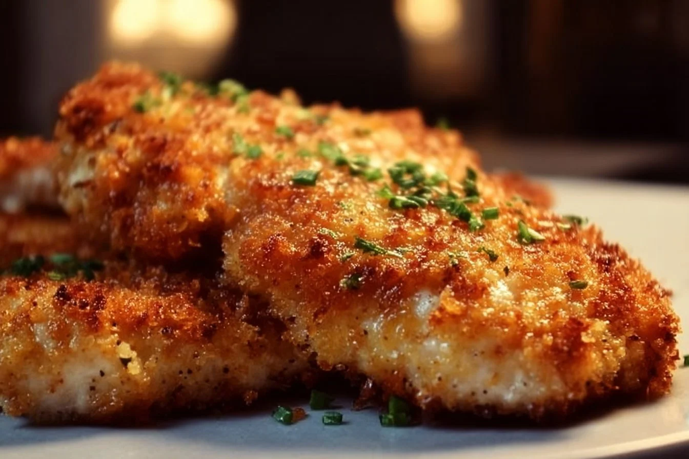 Air Fryer Parmesan Crusted Chicken