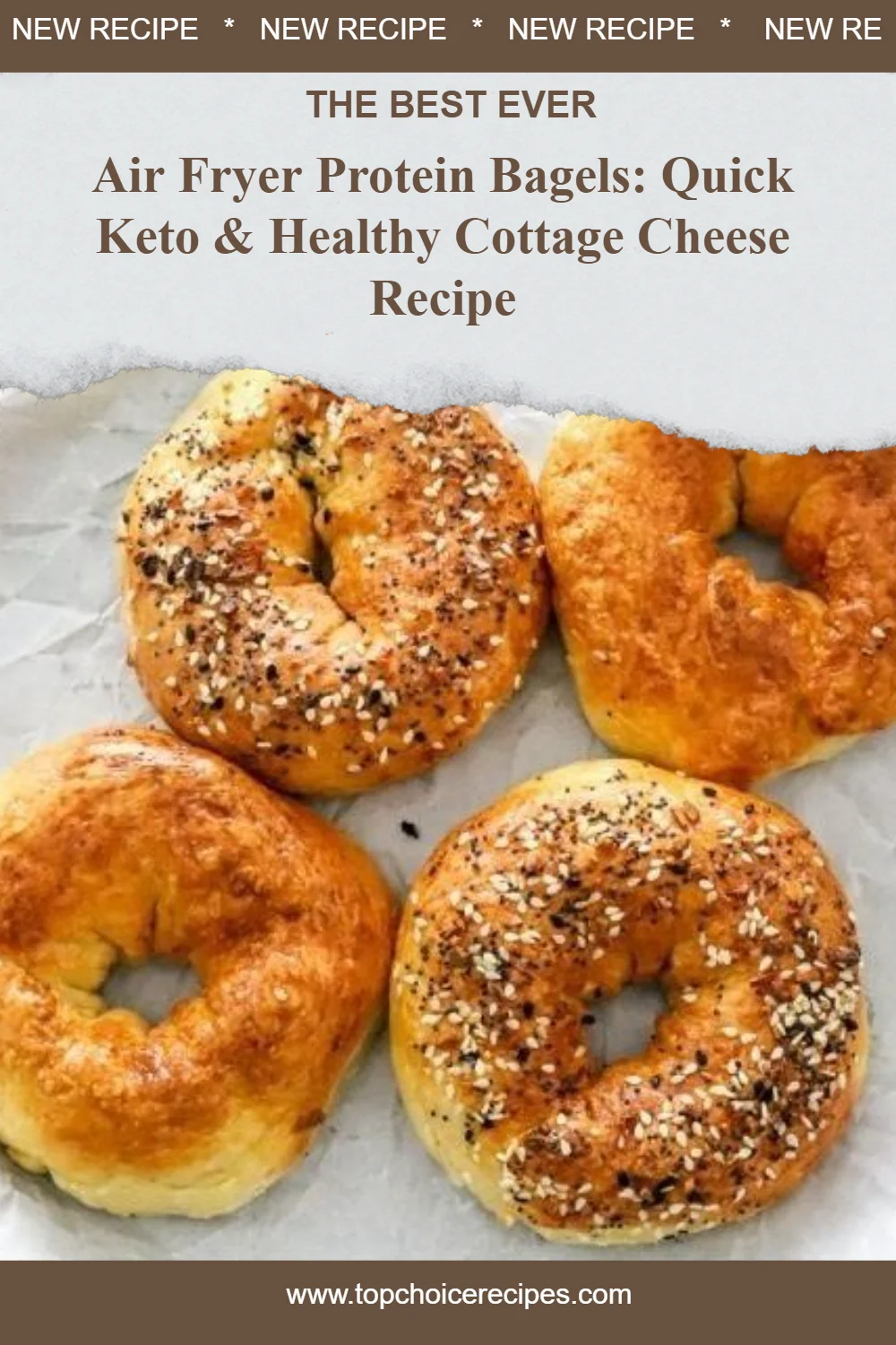 Air Fryer Protein Bagels 5 Air Fryer Protein Bagels