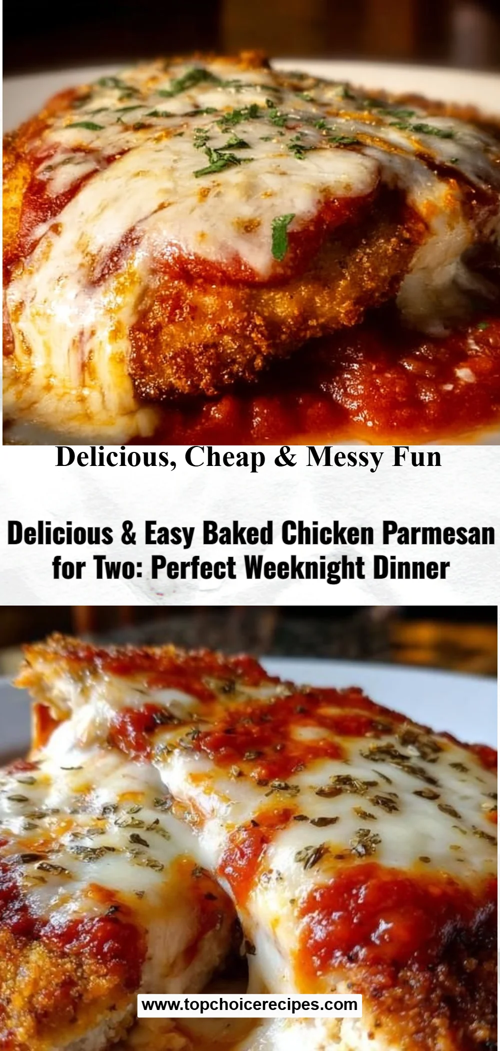 Amazing Baked Chicken Parmesan Bliss