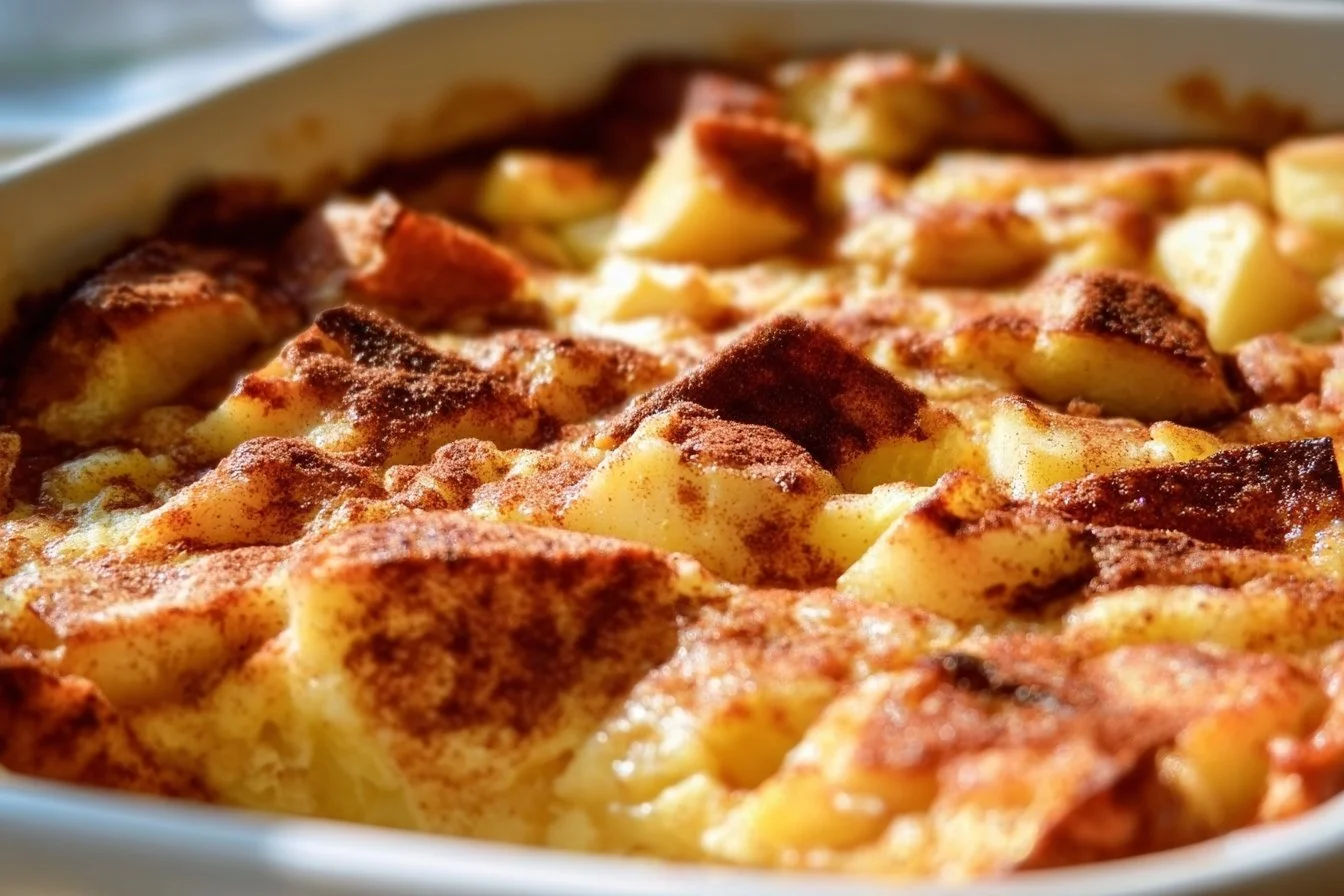 Apple Cinnamon Cottage Cheese Bake