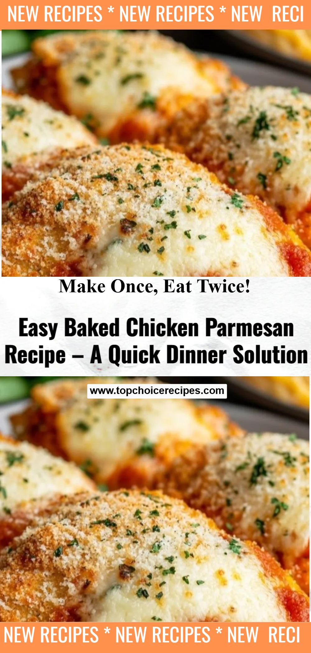 Baked Chicken Parmesan 6 Baked Chicken Parmesan