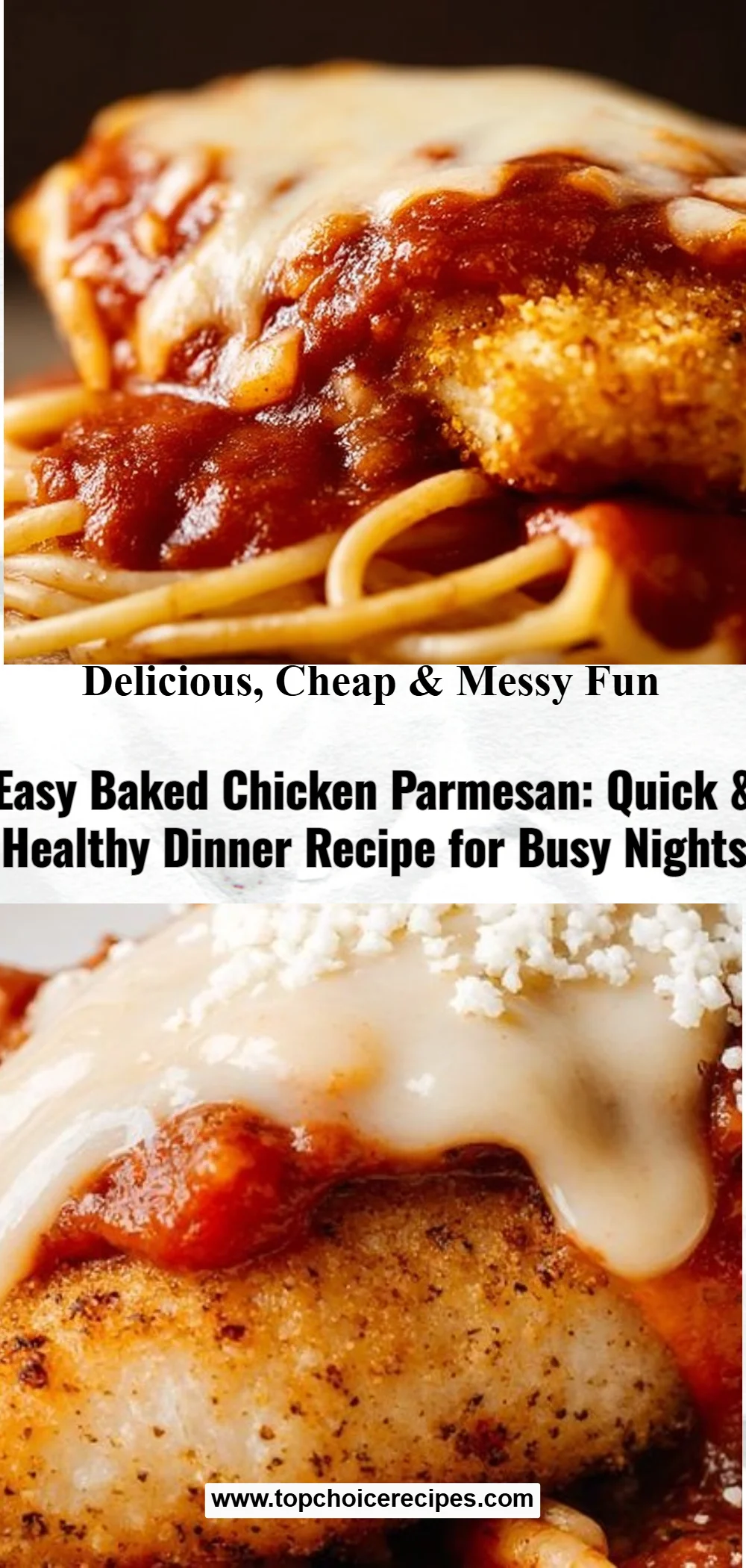 Baked Chicken Parmesan 5 Baked Chicken Parmesan