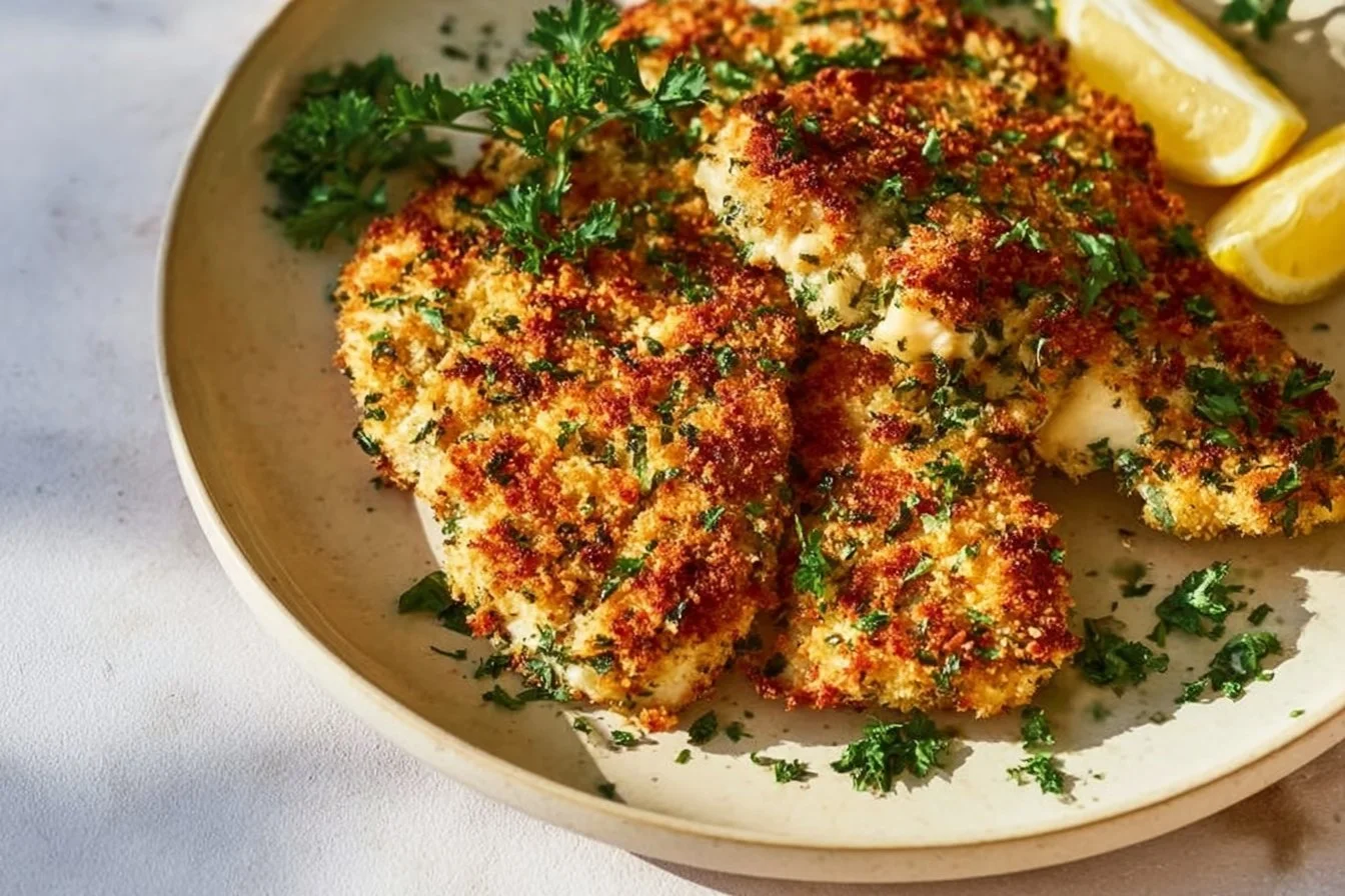 Baked Parmesan-Crusted Chicken Breasts 6 Baked Parmesan-Crusted Chicken Breasts