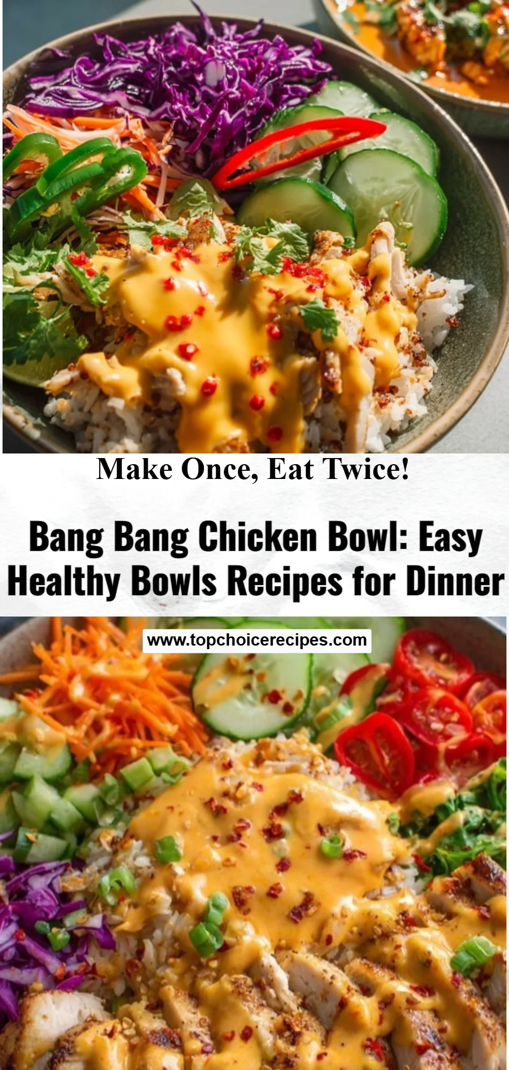 Bang Bang Chicken Bowl