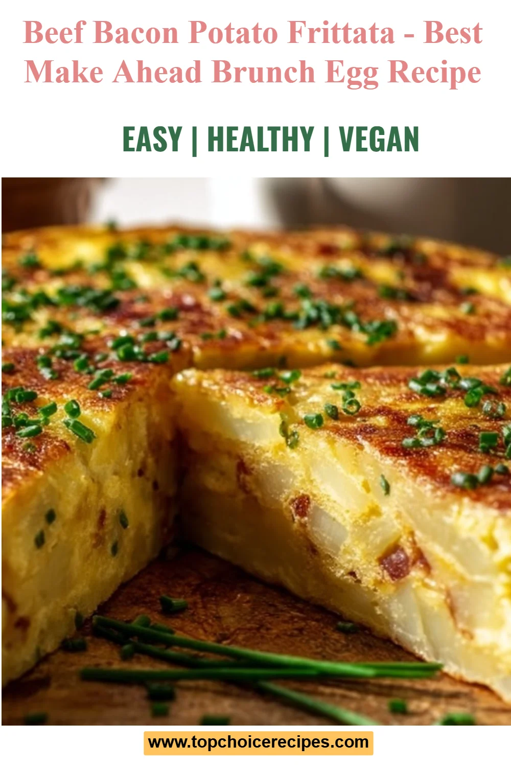 Beef Bacon Potato Frittata