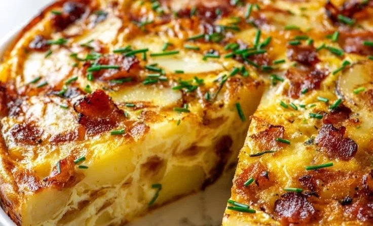 Beef Bacon Potato Frittata