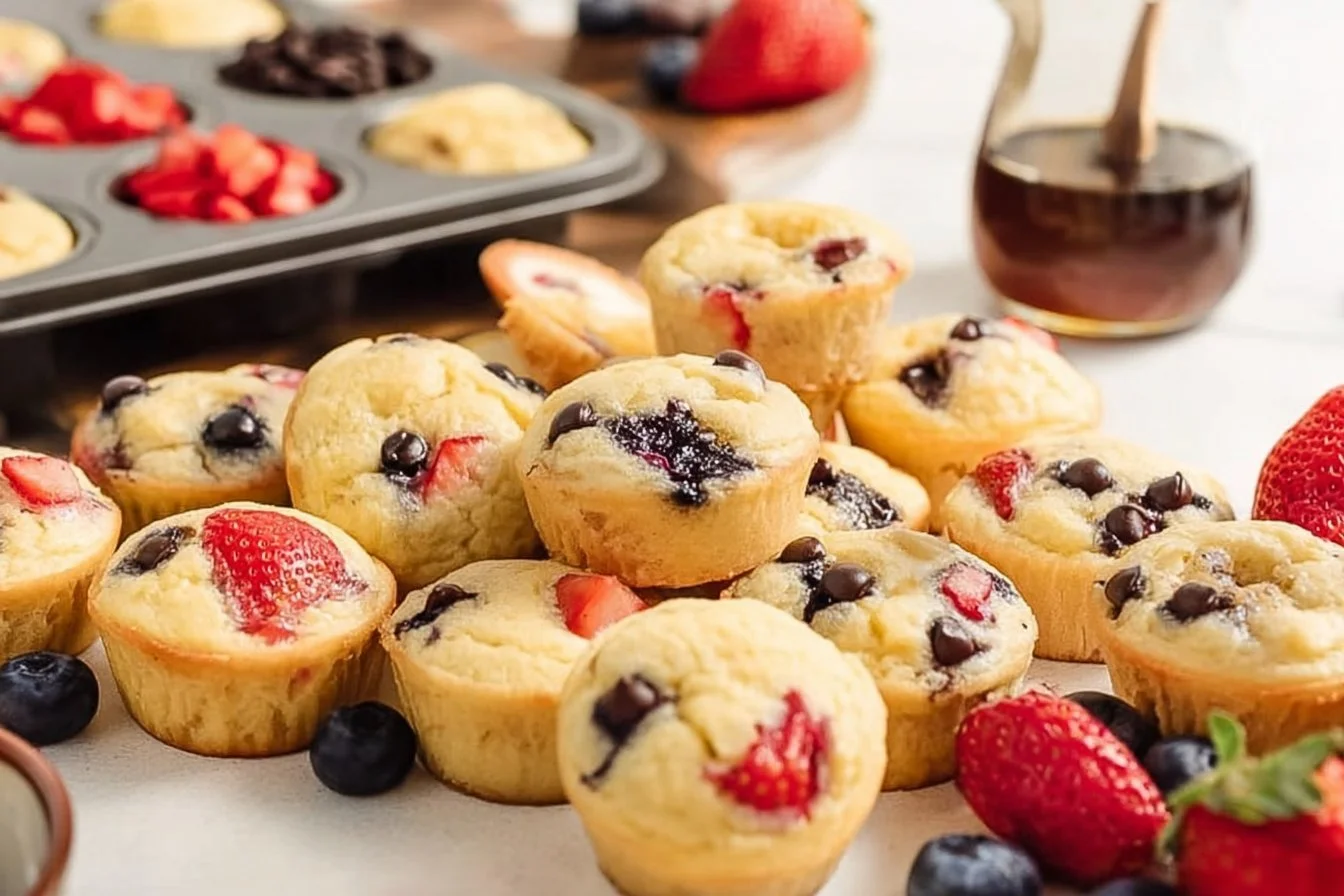 Bite Sized Pancake Mini Muffins