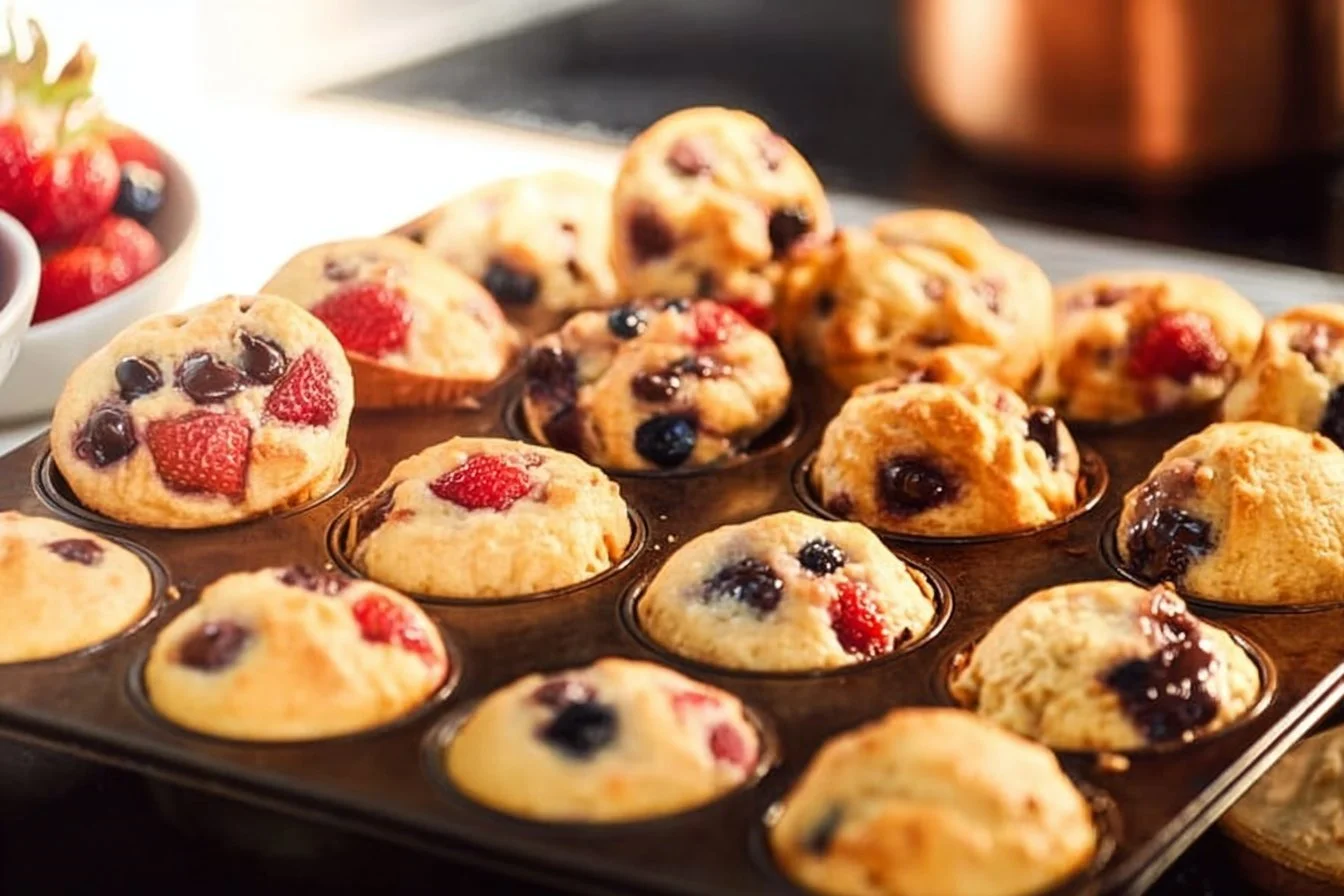 Bite-Sized Pancake Mini Muffins