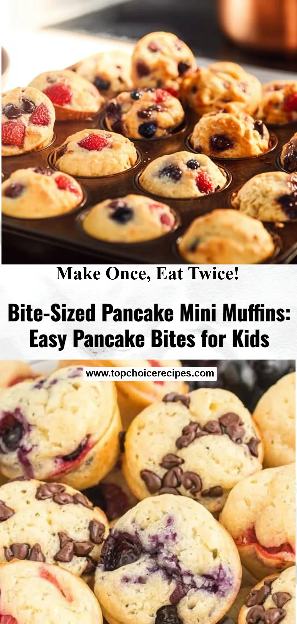 Bite-Sized Pancake Mini Muffins