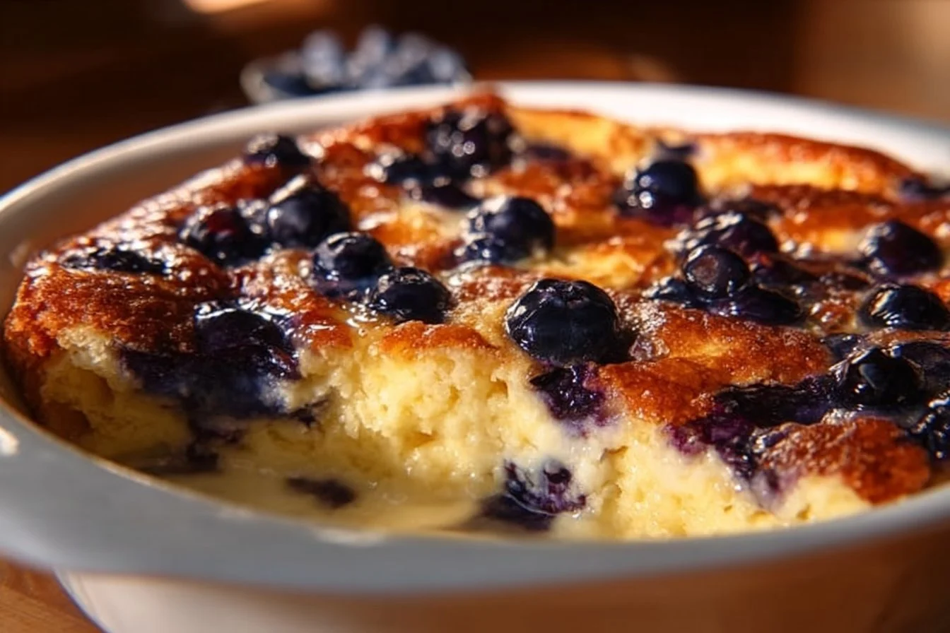 Blueberry Buttermilk Pancake Casserole