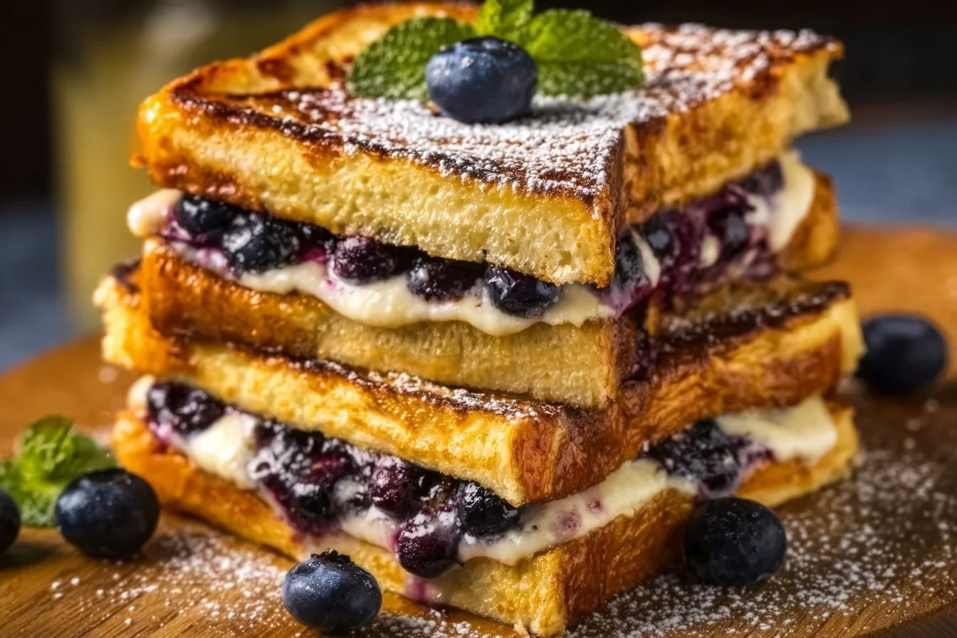 Blueberry Stuffed French Toast