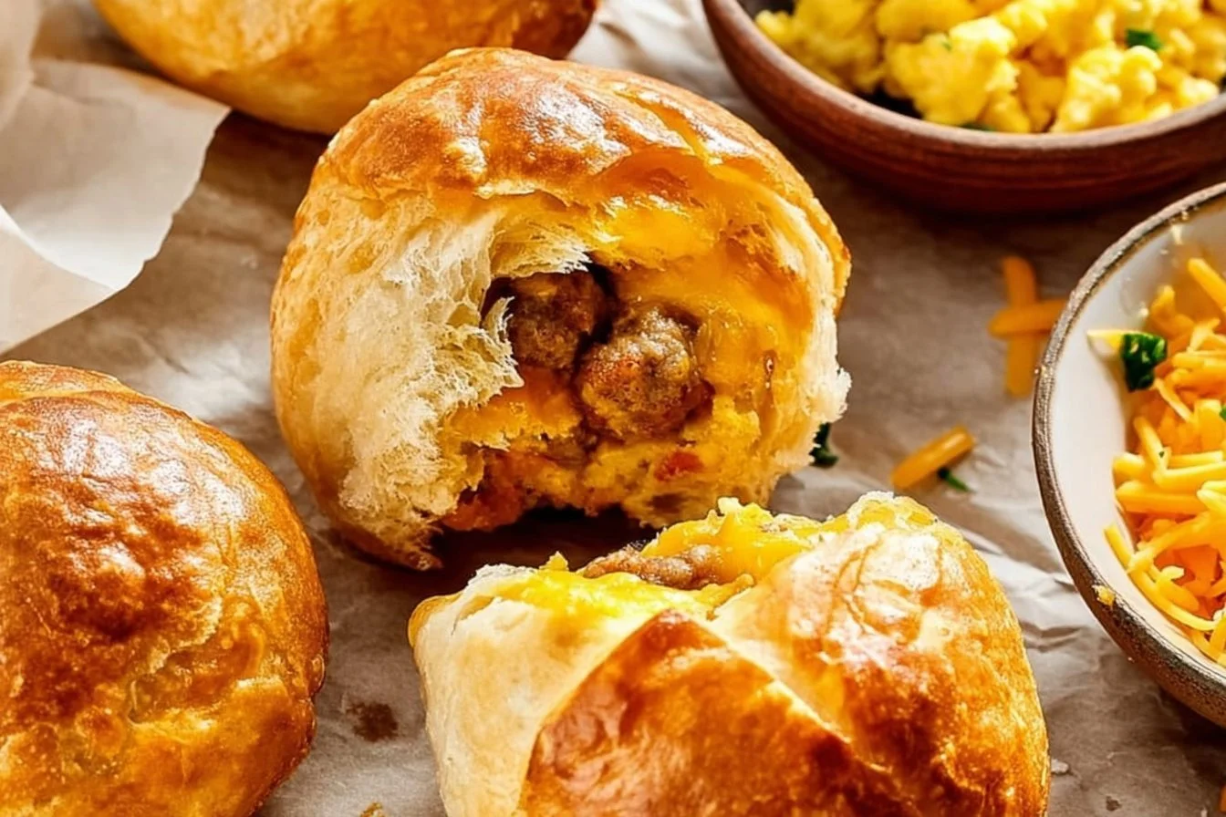 Breakfast Biscuit Bombs