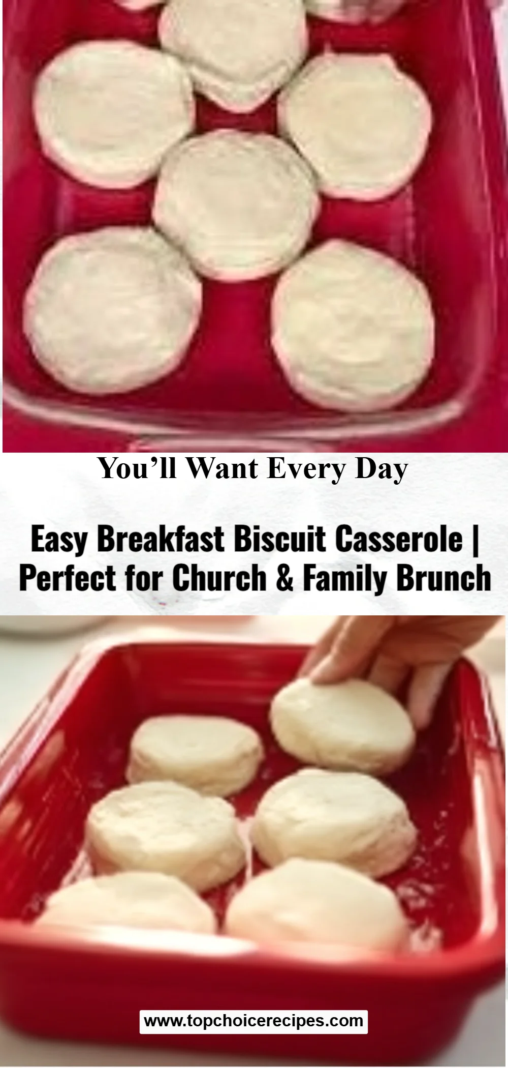 Breakfast Biscuit Casserole