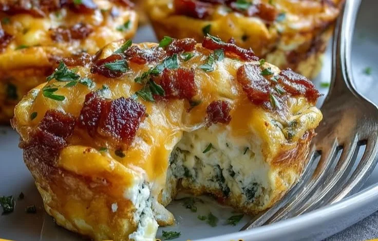 Breakfast Egg Muffins with Bacon 5 Breakfast Egg Muffins with Bacon