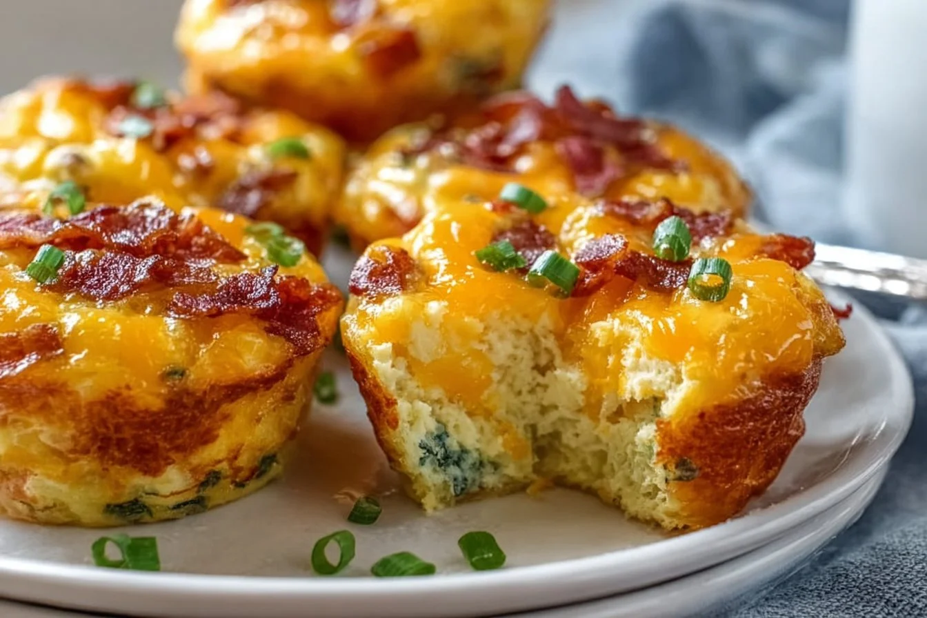 Breakfast Egg Muffins with Bacon 6 Breakfast Egg Muffins with Bacon