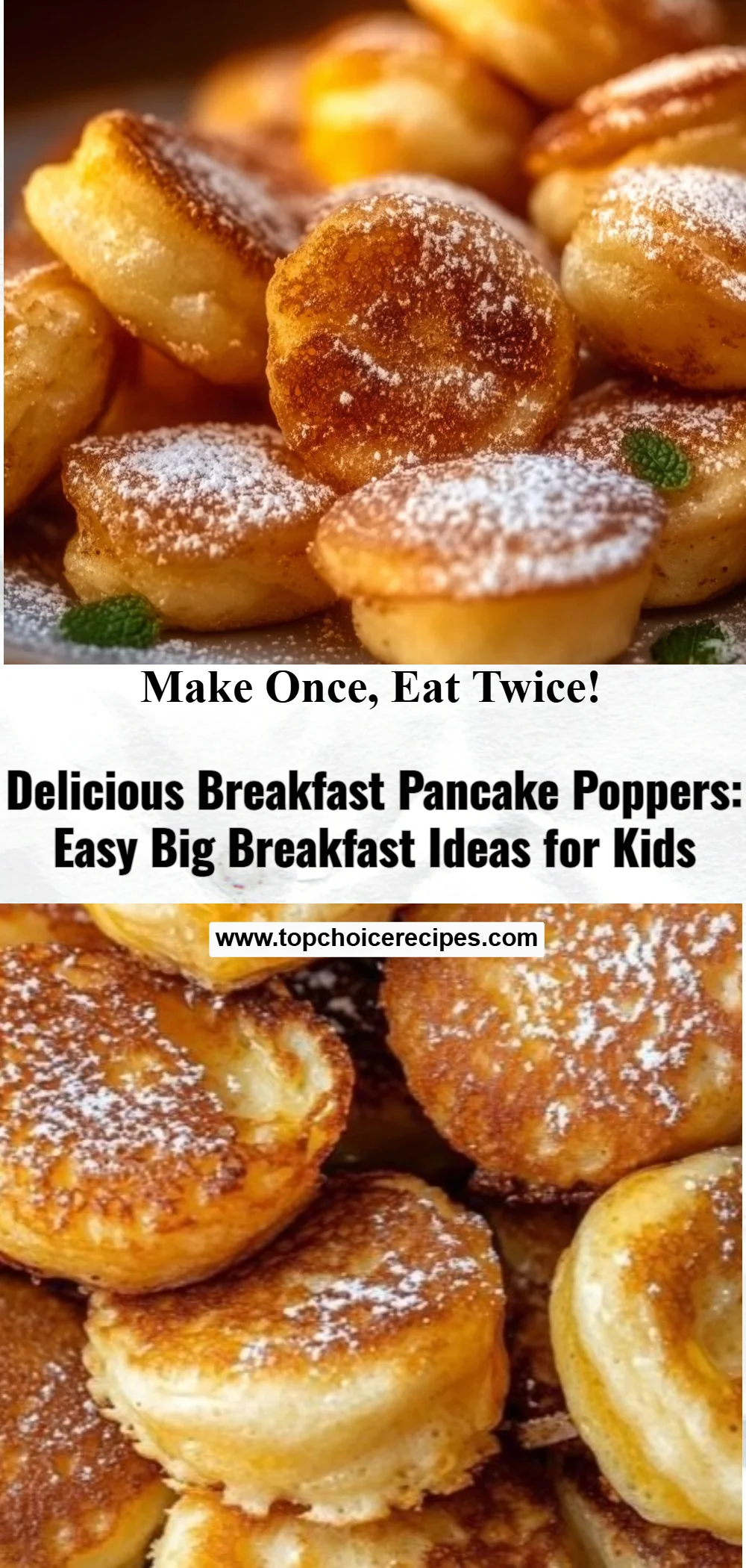 Breakfast Pancake Poppers