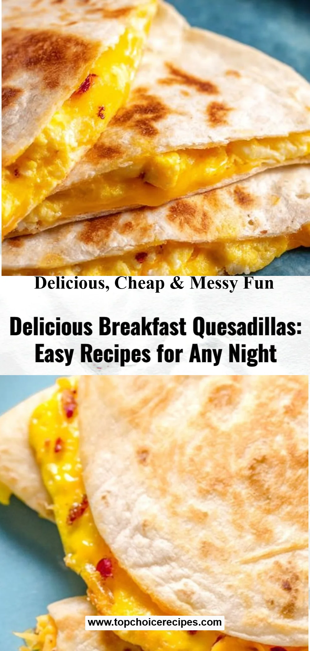 Breakfast Quesadillas 6 Breakfast Quesadillas