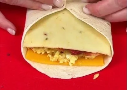 Breakfast Toaster Quesadilla