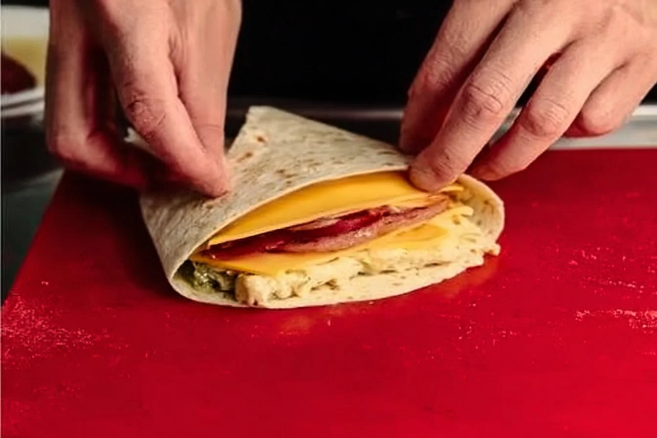 Breakfast Toaster Quesadilla