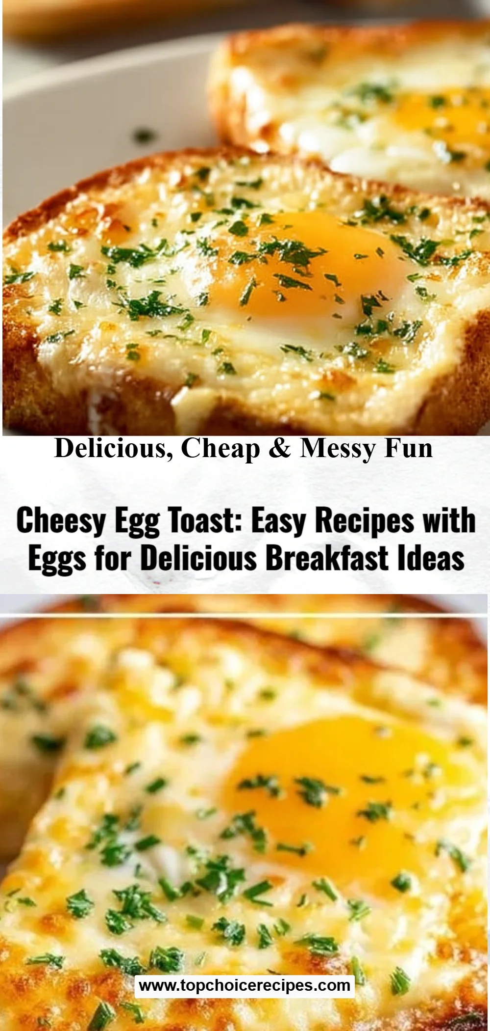 Cheesy Egg Toast