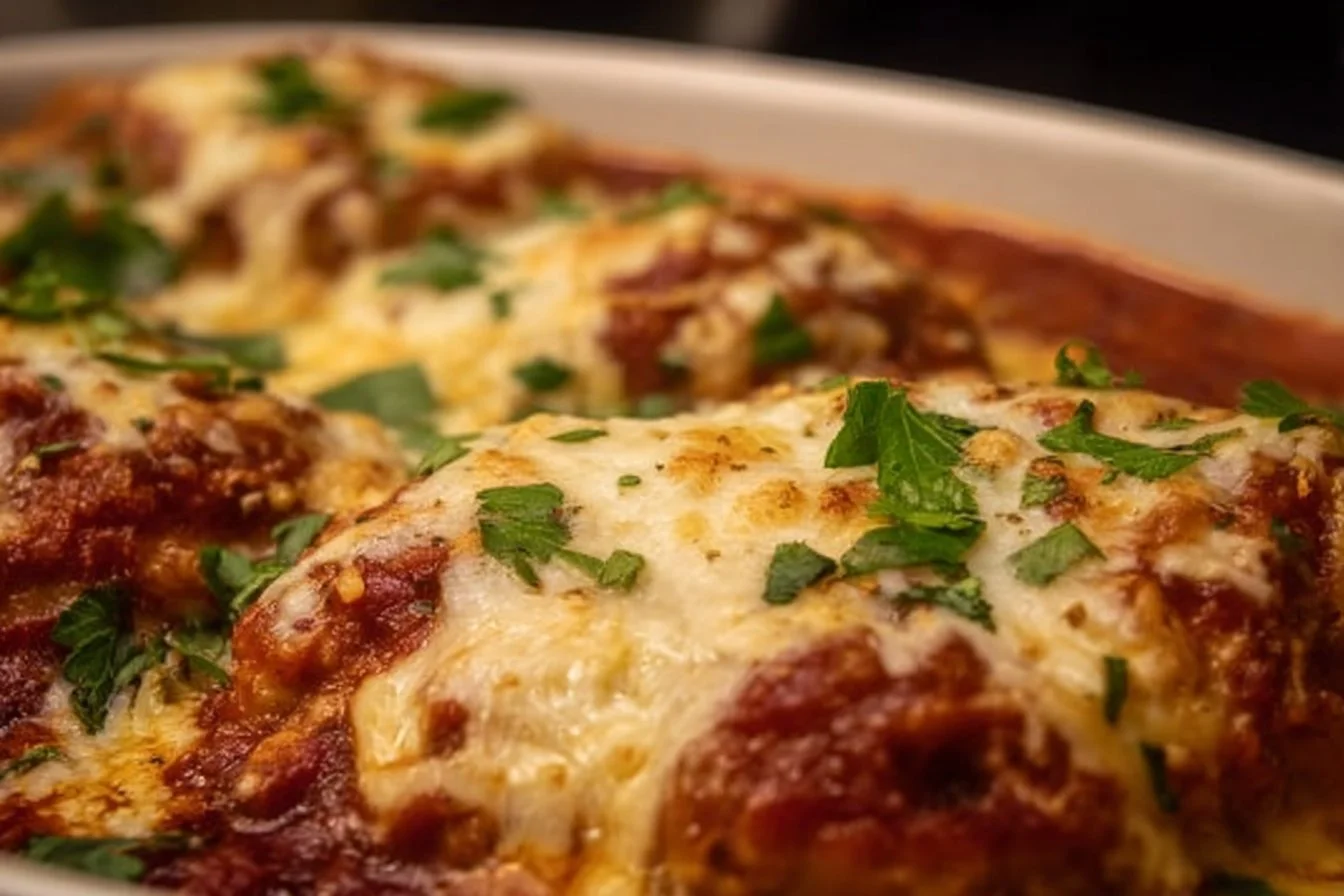 Cheesy Marinara Chicken Bake