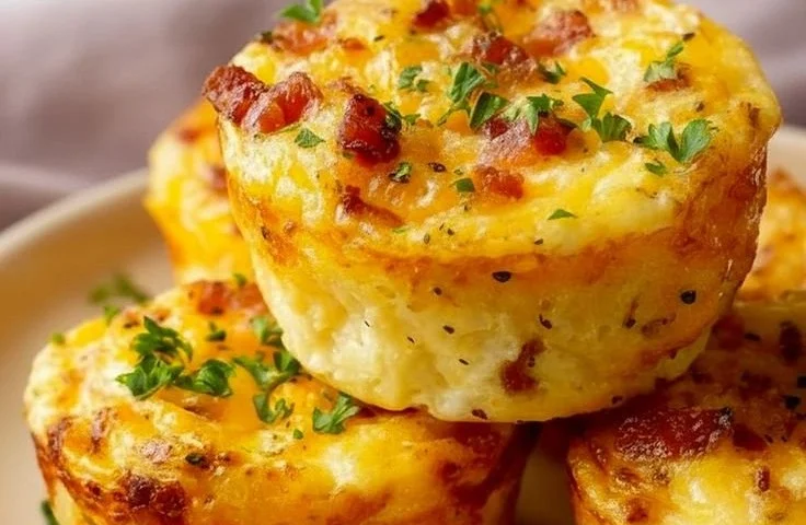 Cheesy Muffin Tin Cottage Cheese Egg Bites