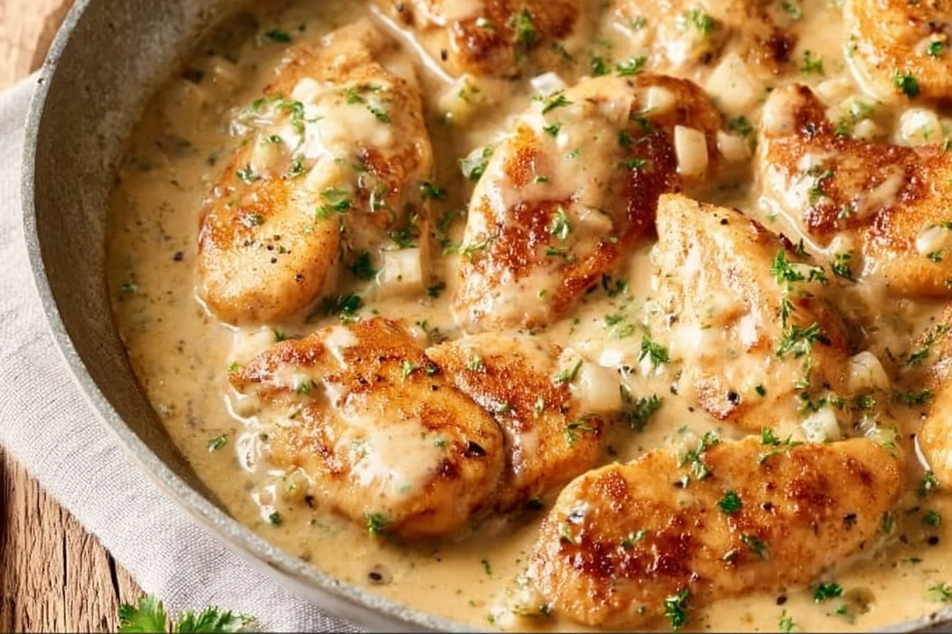 Chicken Breasts in Creamy Garlic Sauce 8 Chicken Breasts in Creamy Garlic Sauce