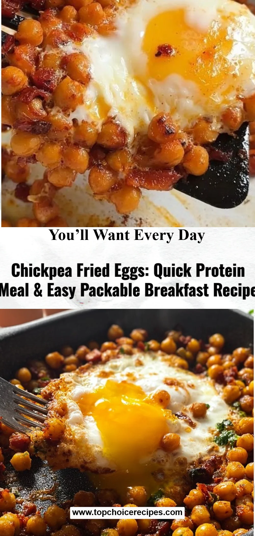 Chickpea Fried Eggs
