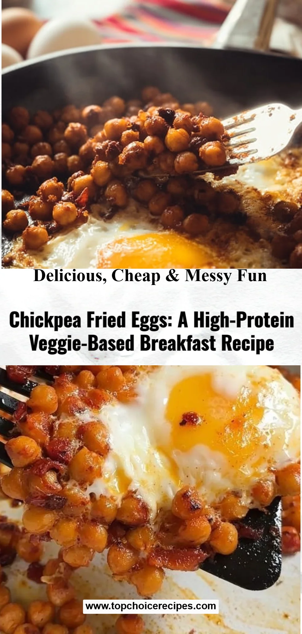 Chickpea Fried Eggs: A Unique Breakfast Delight