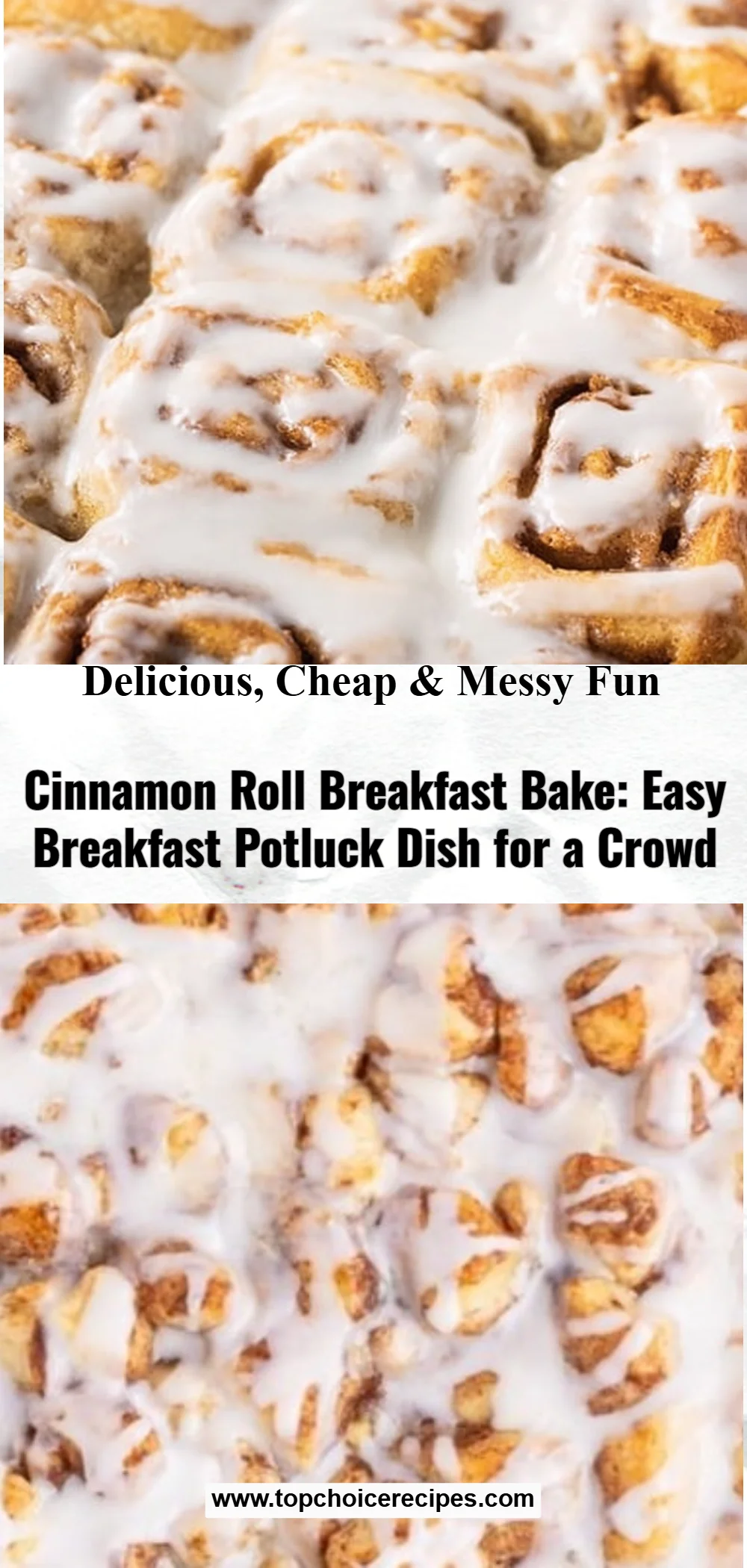 Cinnamon Roll Breakfast Bake