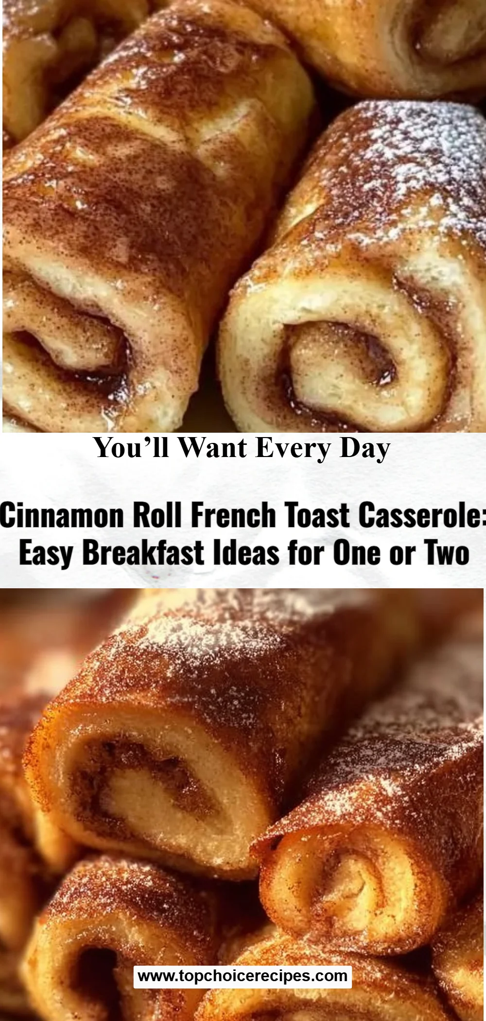 Cinnamon Roll French Toast Casserole