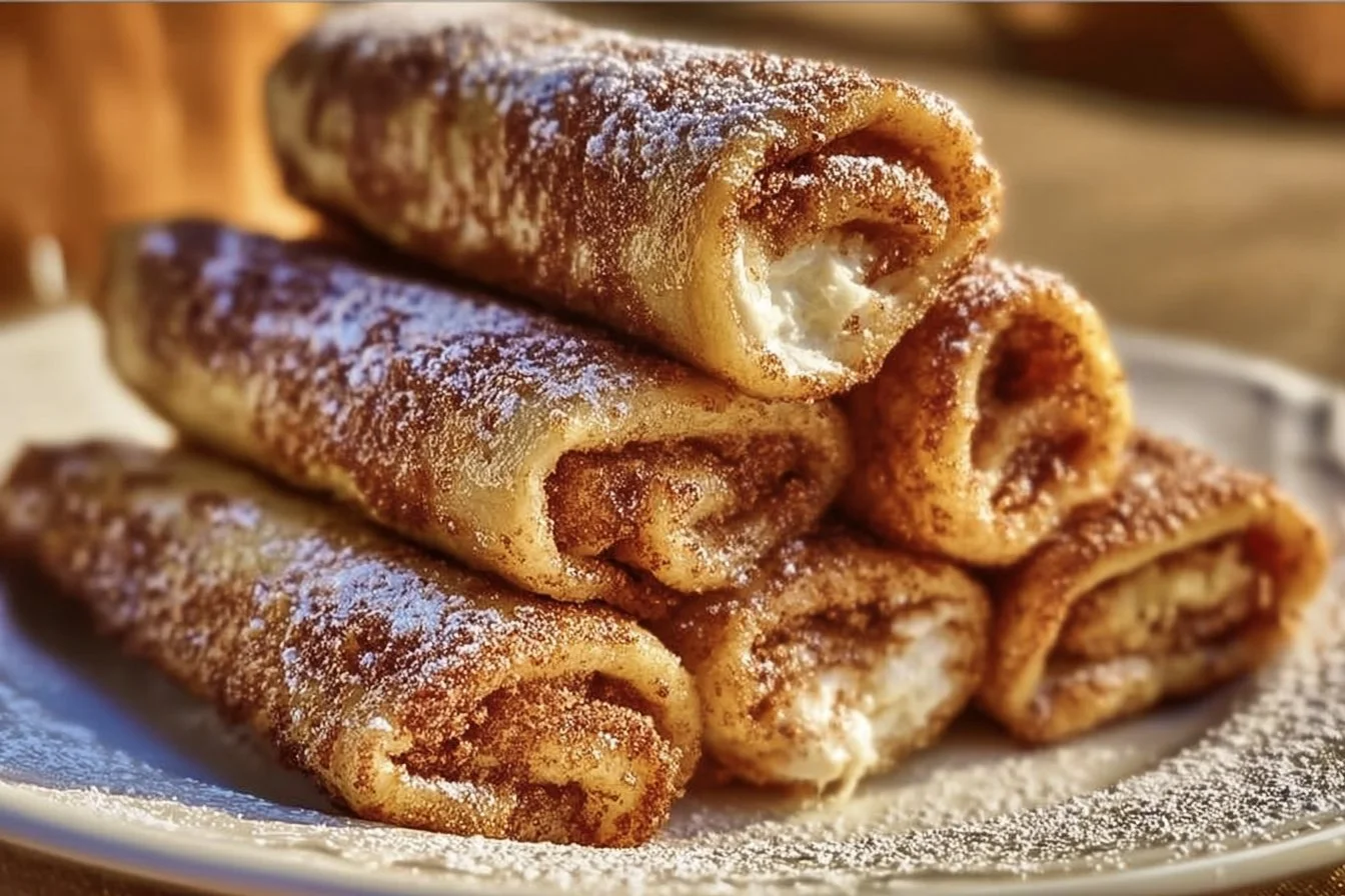 Cinnamon Roll French Toast Roll-Ups