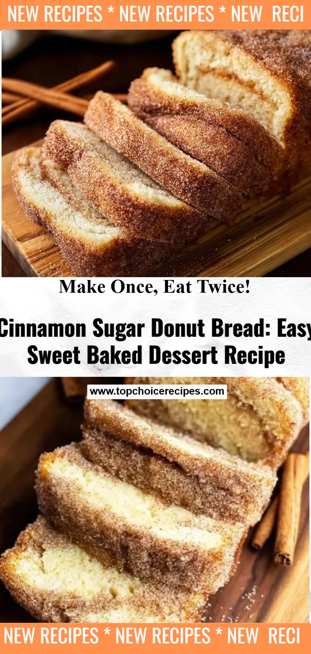 Cinnamon Sugar Donut Bread 6 Cinnamon Sugar Donut Bread